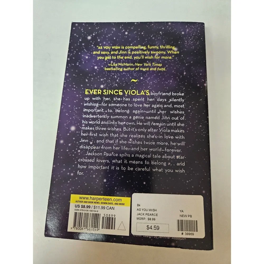 As‎ You Wish By Jackson Pearce Signed Copy